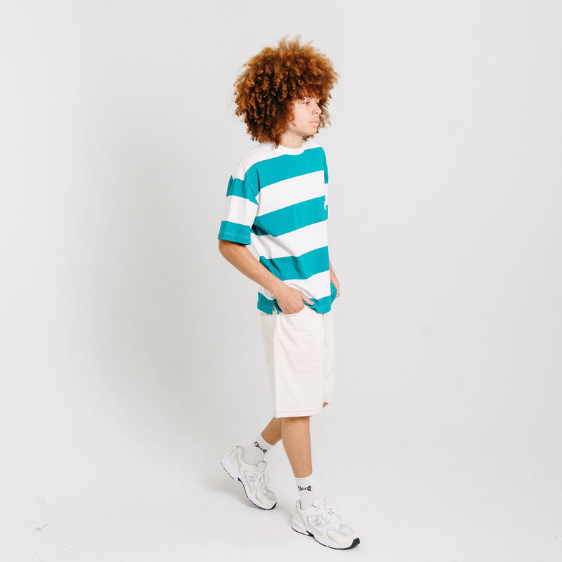 CRATE STRIPE BOX FIT T-SHIRT