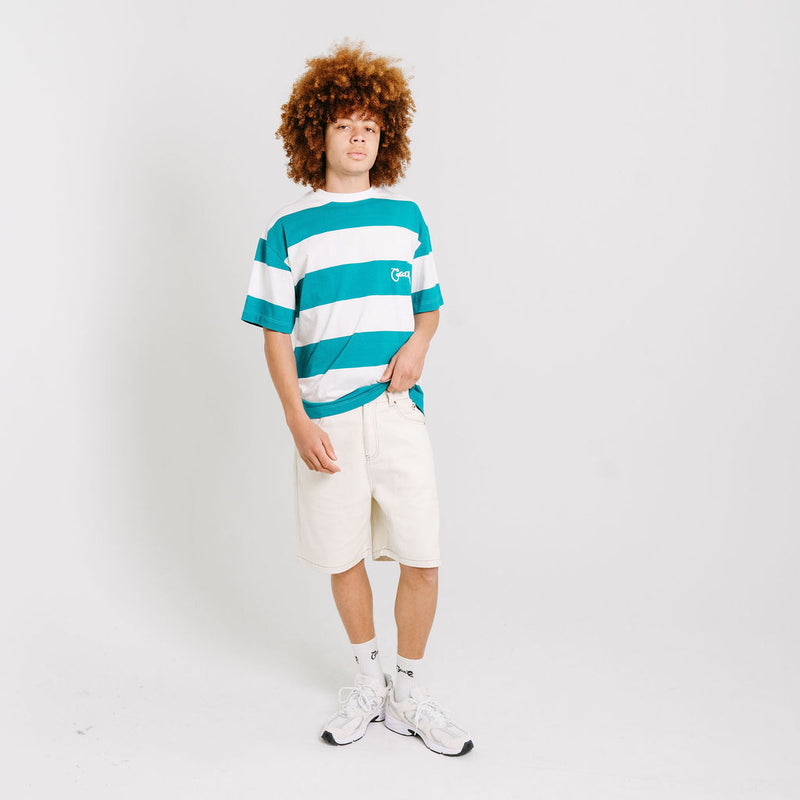 CRATE STRIPE BOX FIT T-SHIRT