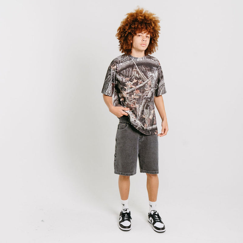 CRATE TREE CAMO SCRIPTED BOX FIT T-SHIRT