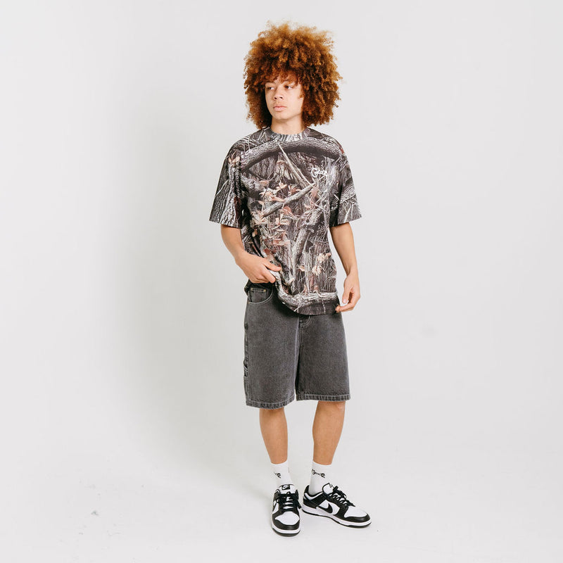 CRATE TREE CAMO SCRIPTED BOX FIT T-SHIRT