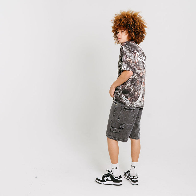 CRATE TREE CAMO SCRIPTED BOX FIT T-SHIRT