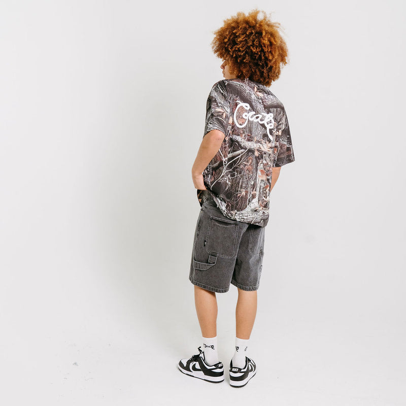 CRATE TREE CAMO SCRIPTED BOX FIT T-SHIRT
