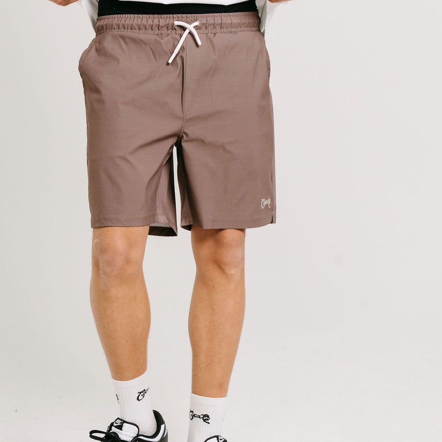 Scripted Stamp Walk Shorts