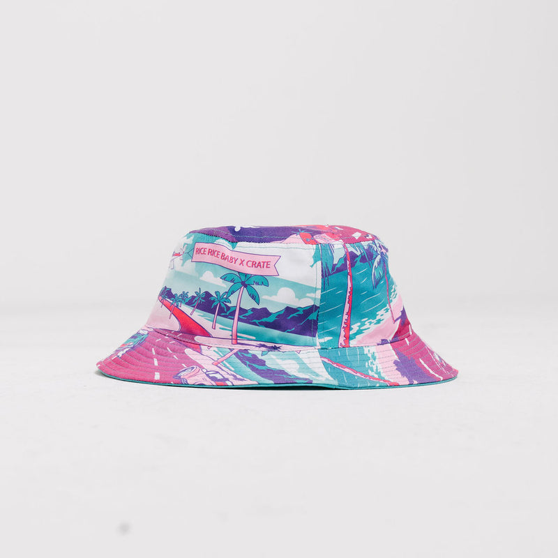 CRATE X RICE RICE BABY REVERSIBLE BUCKET HAT