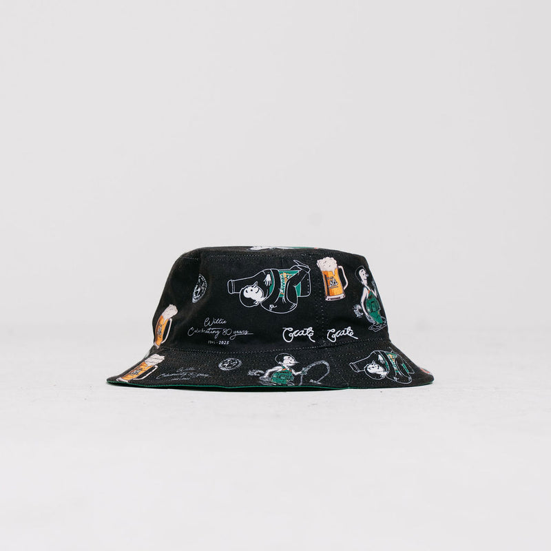 CRATE X WILLIE THE WAITER REVERSIBLE BUCKET HAT