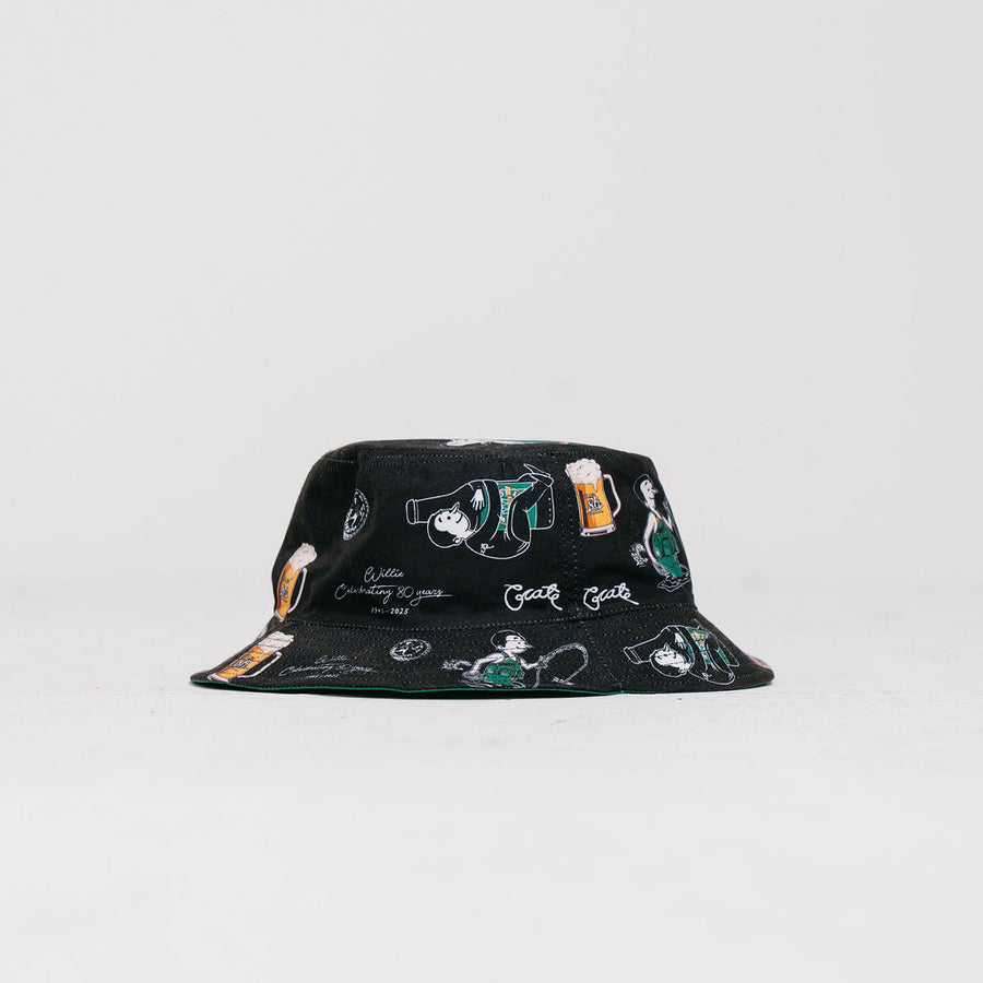CRATE X WILLIE THE WAITER REVERSIBLE BUCKET HAT