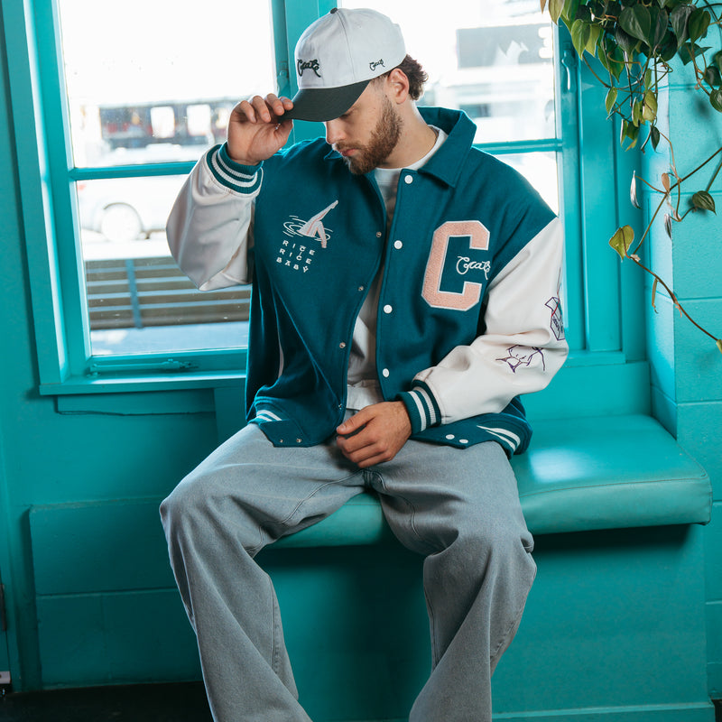 CRATE X RICE RICE BABY LIMITED EDITION LETTERMAN JACKET