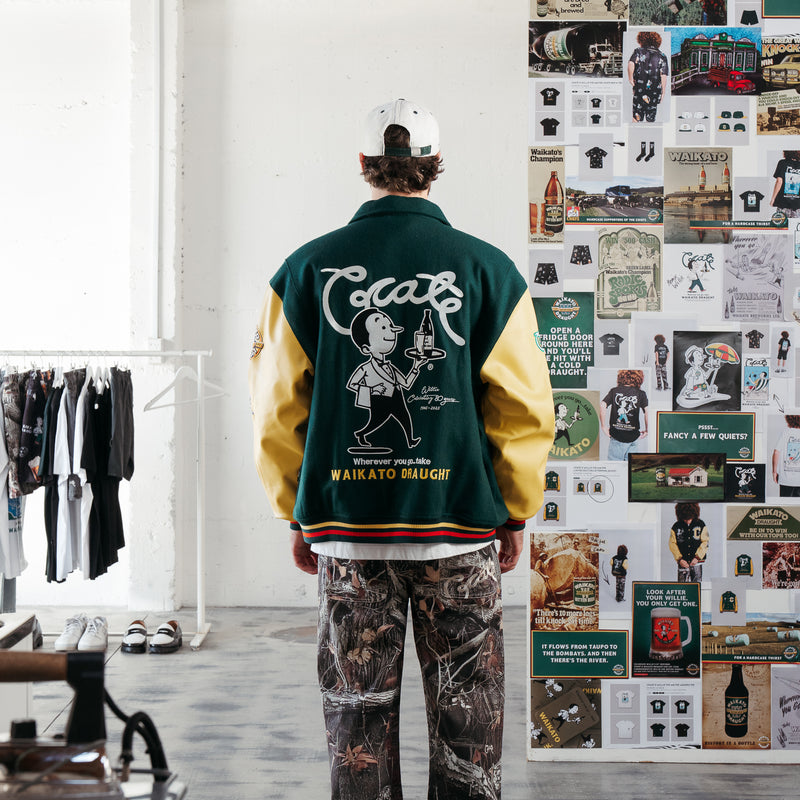 CRATE X WILLIE THE WAITER LIMITED EDITION LETTERMAN JACKET