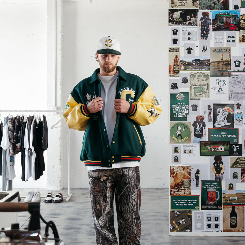 CRATE X WILLIE THE WAITER LIMITED EDITION LETTERMAN JACKET