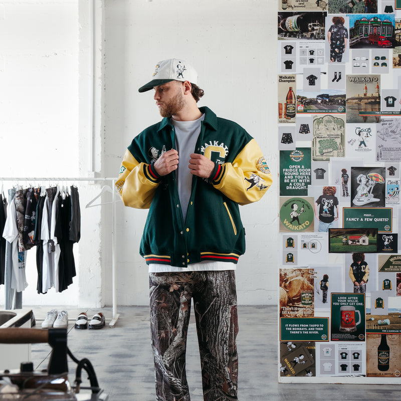 CRATE X WILLIE THE WAITER LIMITED EDITION LETTERMAN JACKET