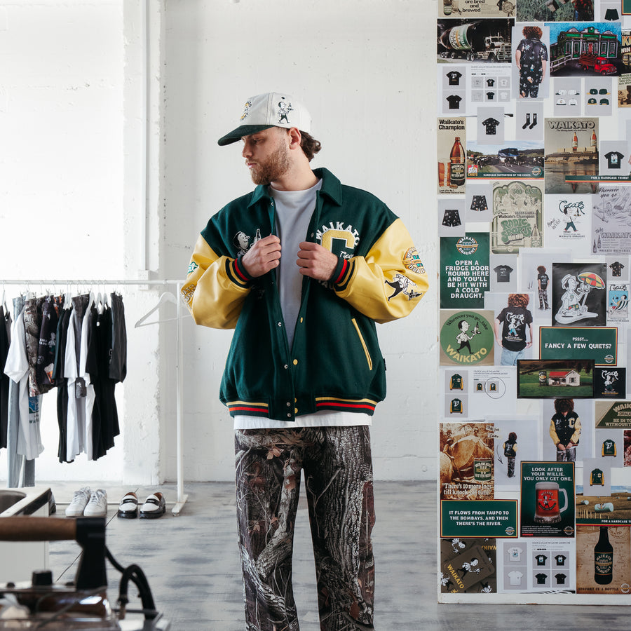 CRATE X WILLIE THE WAITER LIMITED EDITION LETTERMAN JACKET