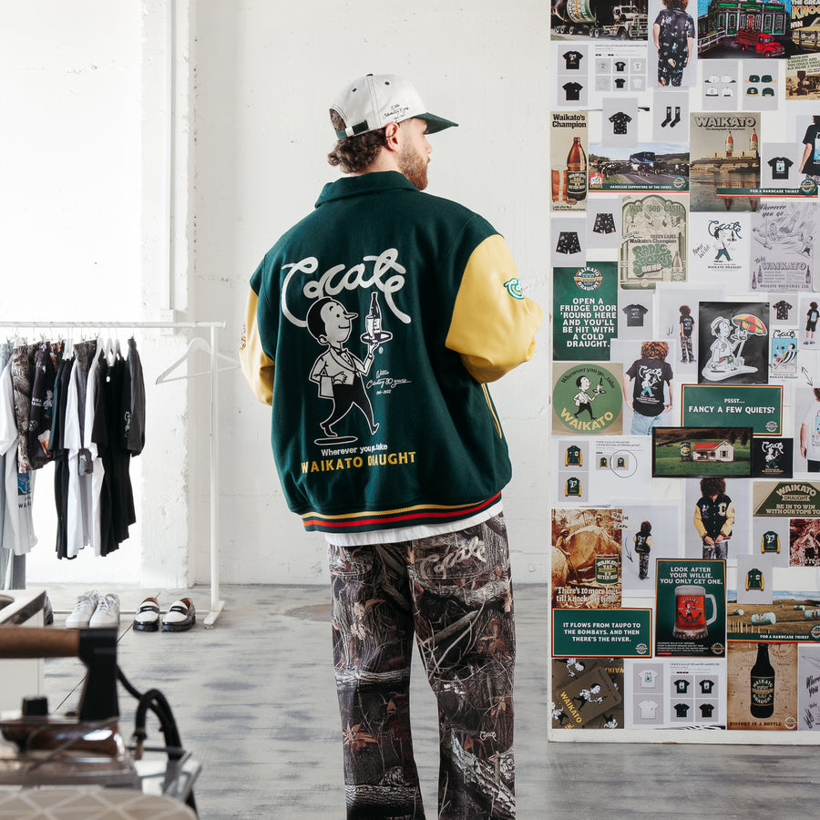 CRATE X WILLIE THE WAITER LIMITED EDITION LETTERMAN JACKET