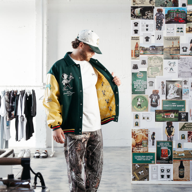 CRATE X WILLIE THE WAITER LIMITED EDITION LETTERMAN JACKET