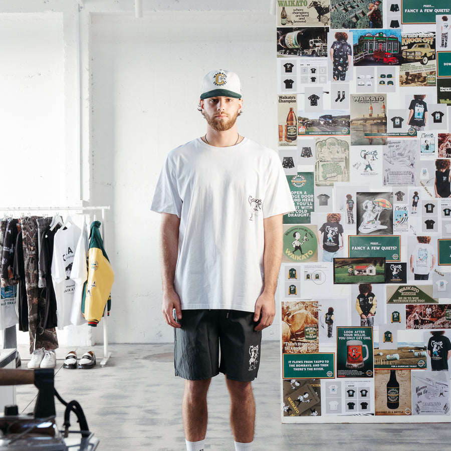 CRATE X WILLIE THE WAITER HERO SWIM SHORTS