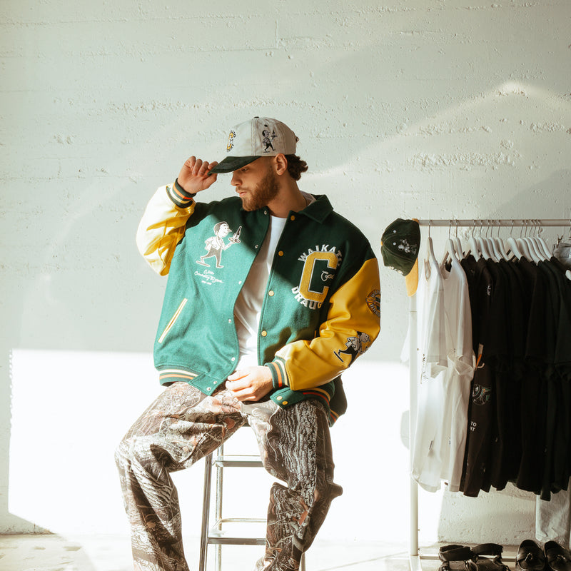 CRATE X WILLIE THE WAITER LIMITED EDITION LETTERMAN JACKET