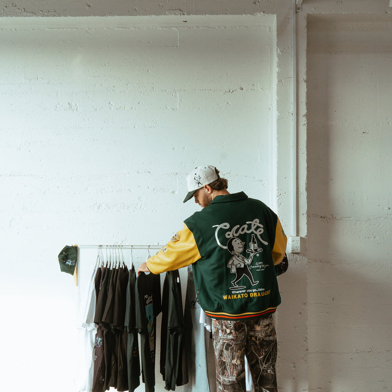 CRATE X WILLIE THE WAITER LIMITED EDITION LETTERMAN JACKET