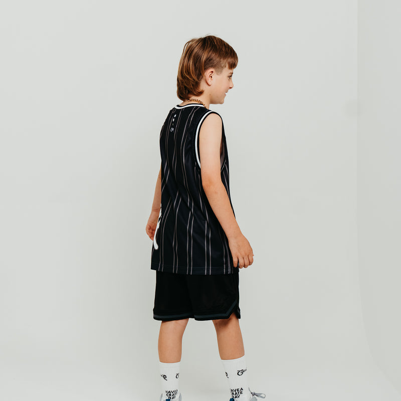 CRATE KIDS SIDE SCRIPT BASKETBALL SINGLET