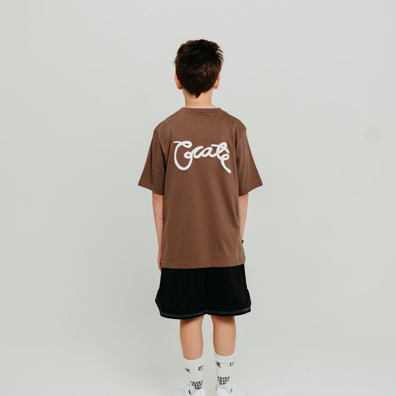 CRATE KIDS  SCRIPTED BOX FIT T-SHIRT