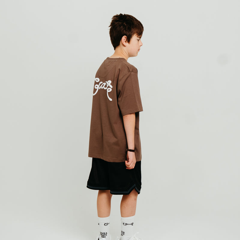 CRATE KIDS  SCRIPTED BOX FIT T-SHIRT