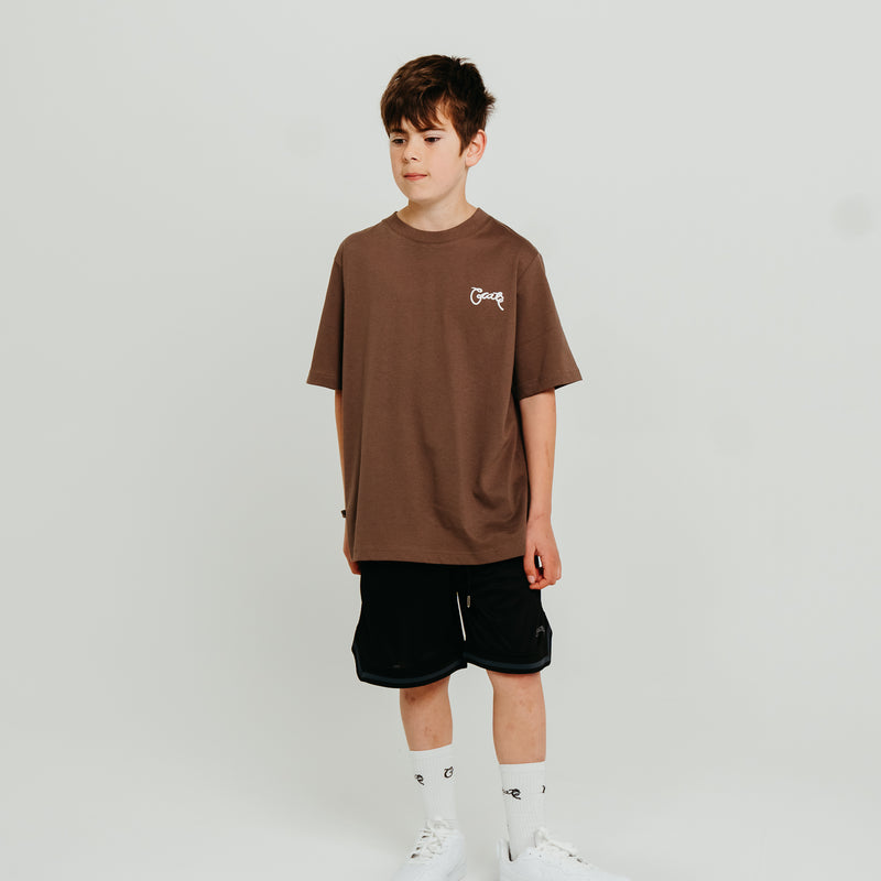 CRATE KIDS  SCRIPTED BOX FIT T-SHIRT