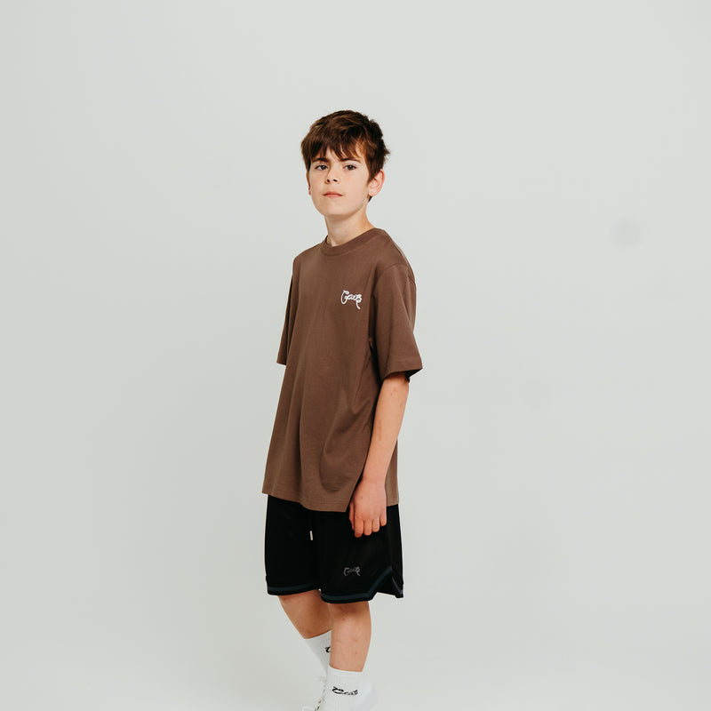 CRATE KIDS  SCRIPTED BOX FIT T-SHIRT