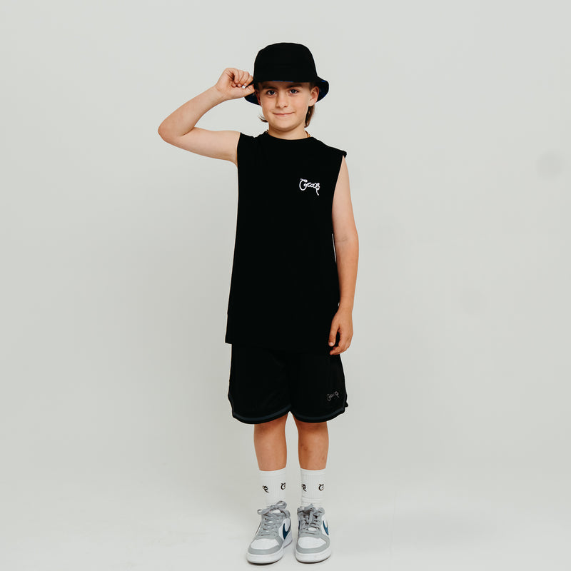 CRATE KIDS CLOWNING AROUND MUSCLE SINGLET