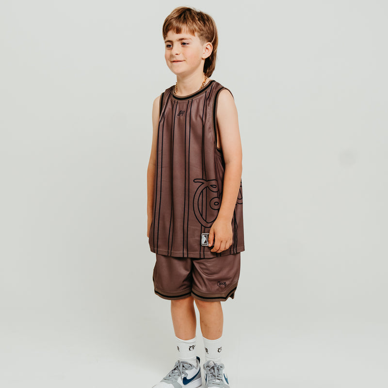 CRATE KIDS B BALL MESH SHORTS