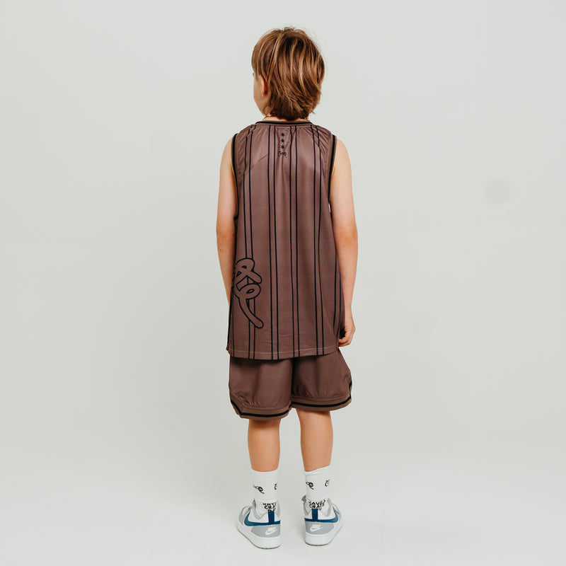 CRATE KIDS B BALL MESH SHORTS