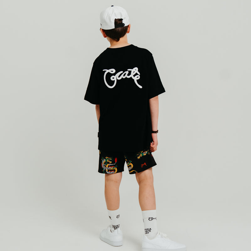CRATE KIDS SCRIPTED BOX FIT T-SHIRT