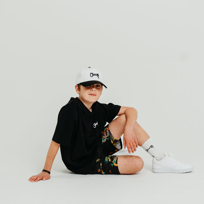 CRATE KIDS SCRIPTED BOX FIT T-SHIRT