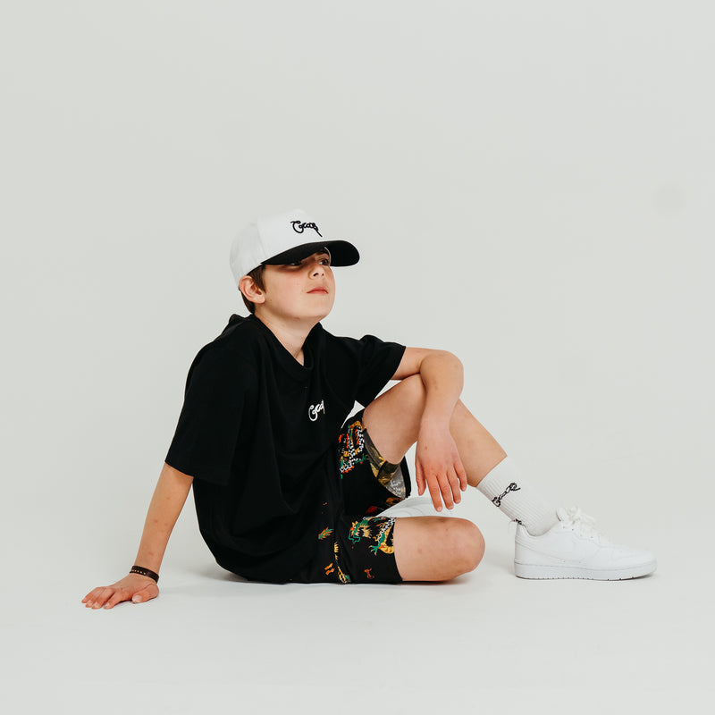 CRATE KIDS SCRIPTED BOX FIT T-SHIRT