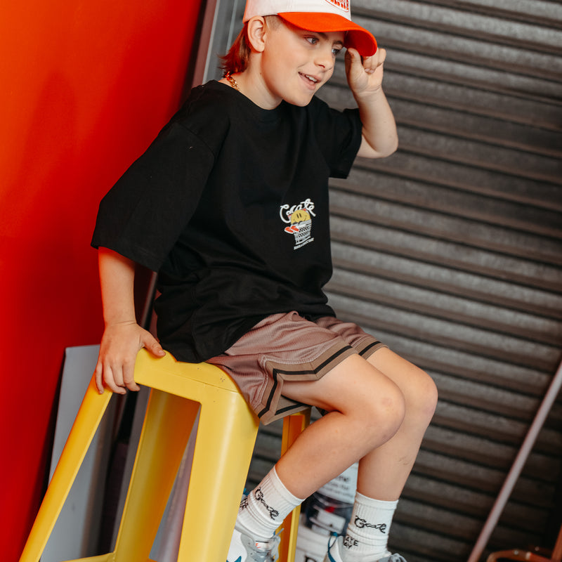 CRATE KIDS B BALL MESH SHORTS