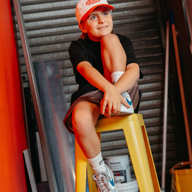 CRATE KIDS B BALL MESH SHORTS