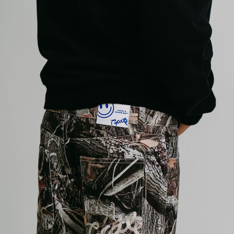 CRATE BAGGY BARRY TREE CAMO DENIM