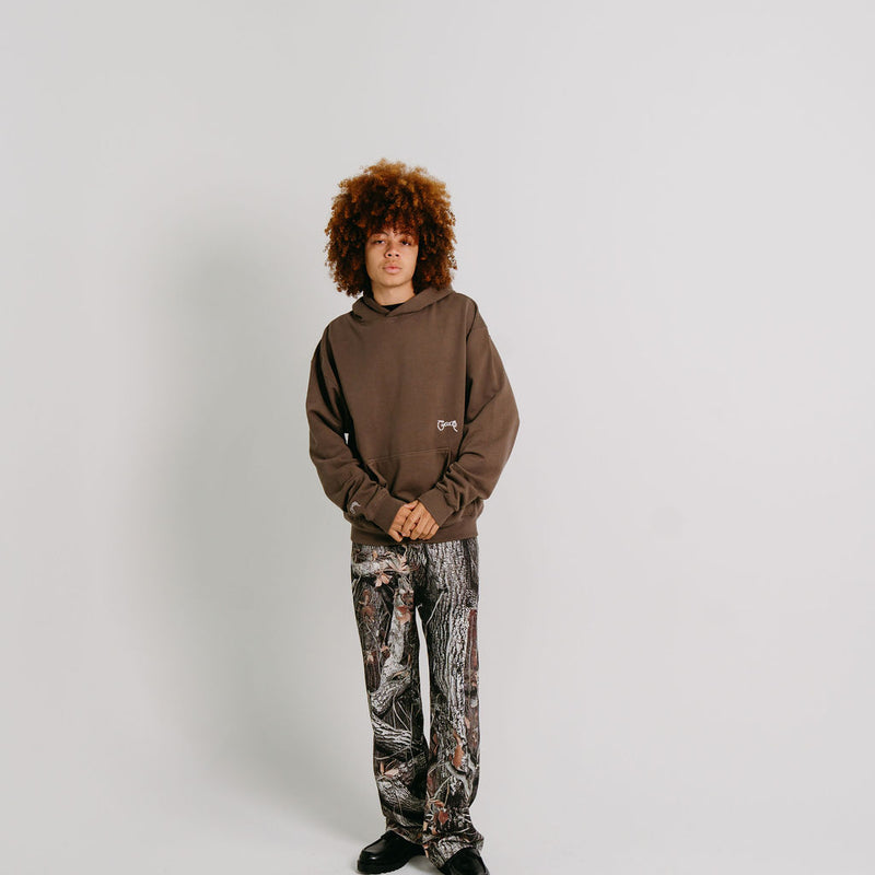 CRATE STAMP SCRIPT BOX FIT HOODIE
