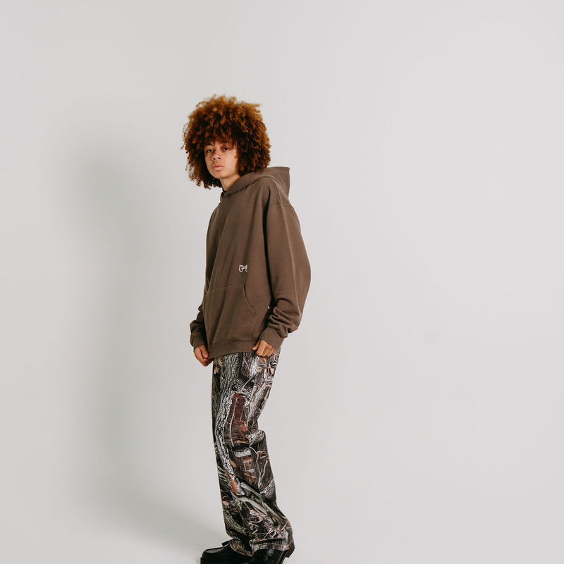 CRATE STAMP SCRIPT BOX FIT HOODIE