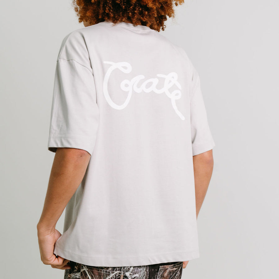 MEN'S SCRIPTED BOX FIT T-SHIRT