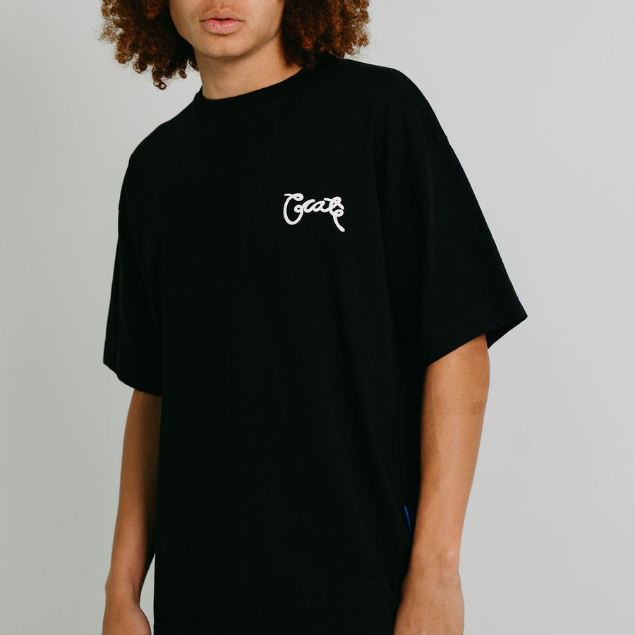 MEN'S SCRIPTED BOX FIT T-SHIRT