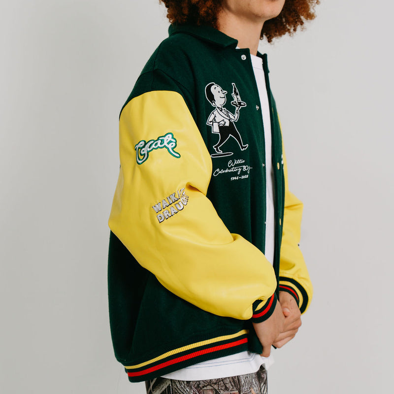 CRATE X WILLIE THE WAITER LIMITED EDITION LETTERMAN JACKET