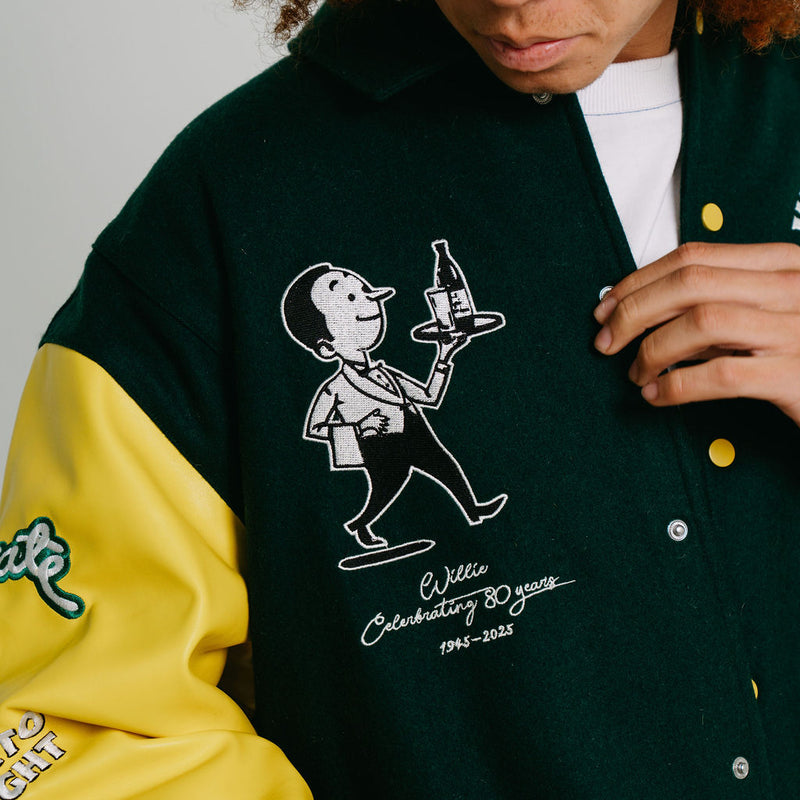 CRATE X WILLIE THE WAITER LIMITED EDITION LETTERMAN JACKET