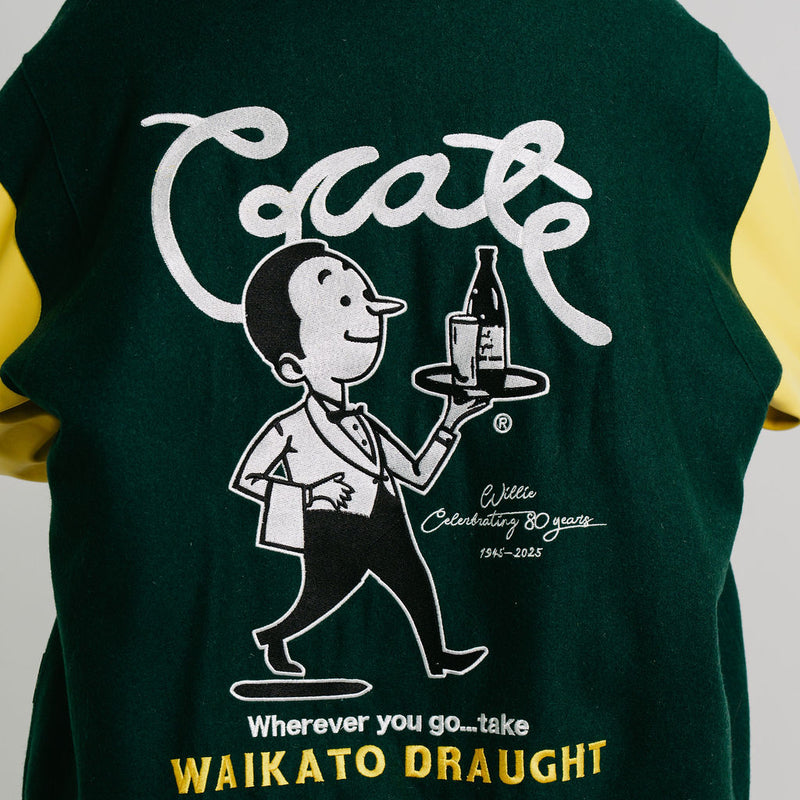 CRATE X WILLIE THE WAITER LIMITED EDITION LETTERMAN JACKET