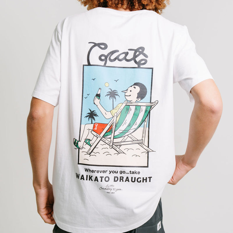 CRATE X WILLIE THE WAITER BEACH TEE