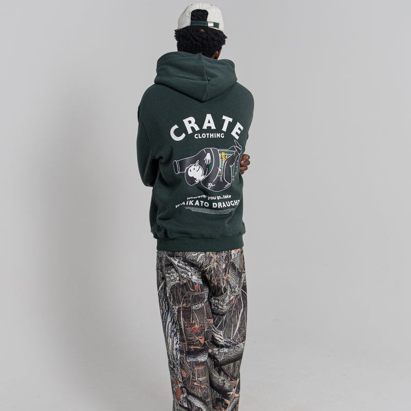 CRATE X WILLIE THE WAITER BEER HUG HOODIE