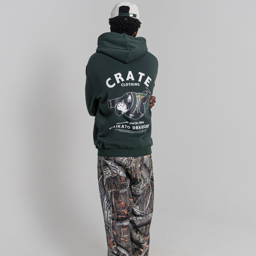 CRATE X WILLIE THE WAITER BEER HUG HOODIE