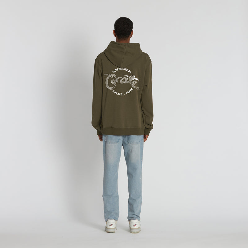 MENS SNAKES & FAKES HOODIE