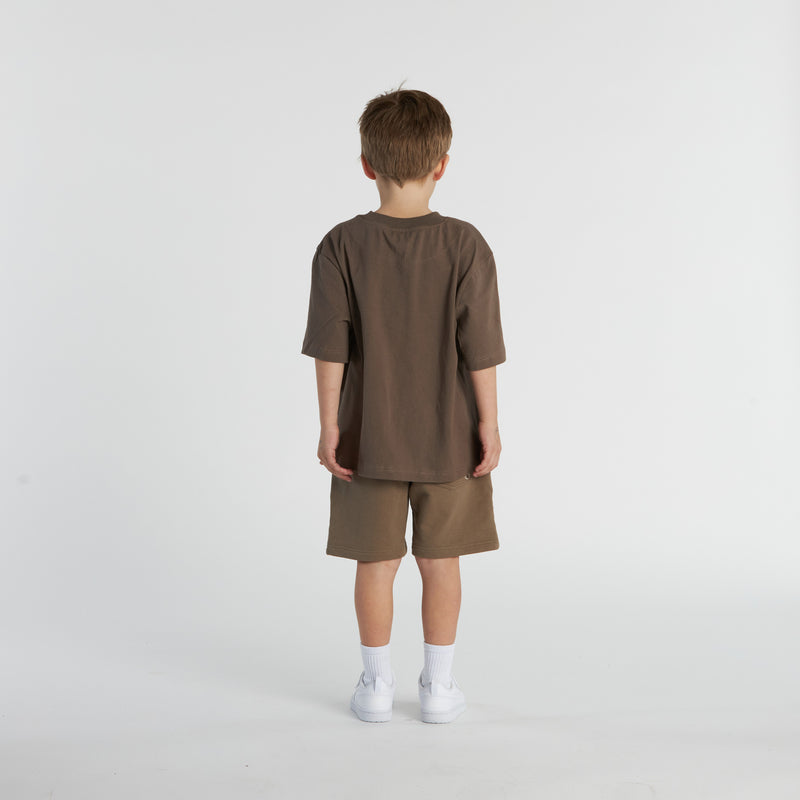 Kid's Basic Script Sweat Shorts