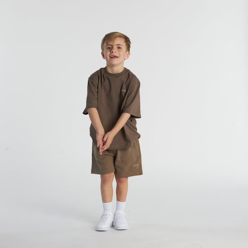 Kid's Basic Script Sweat Shorts