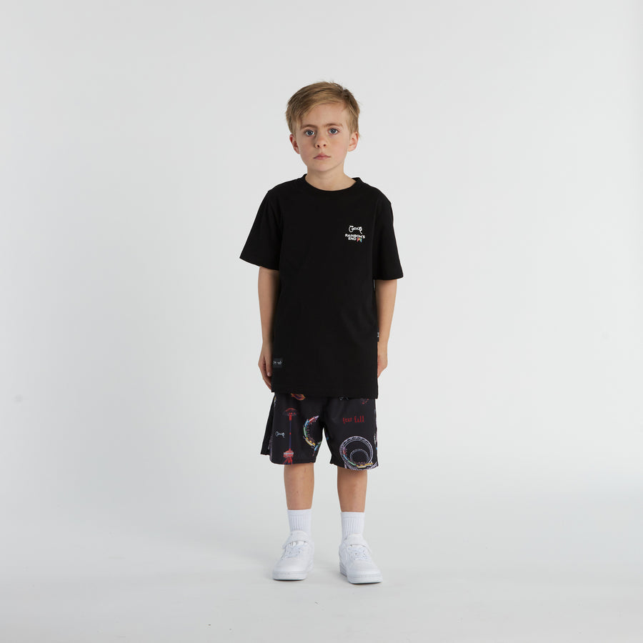 KID'S CRATE X RAINBOWS END PARTY SHORTS
