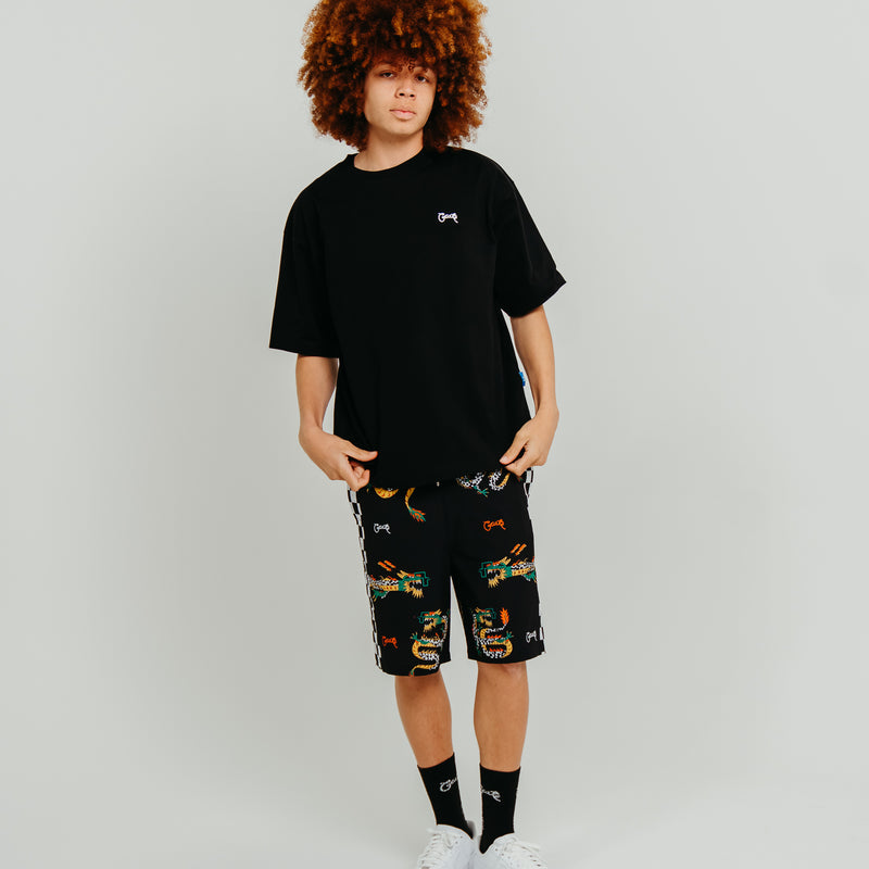 CRATE CHECK DRAGON PANEL BOARDSHORTS