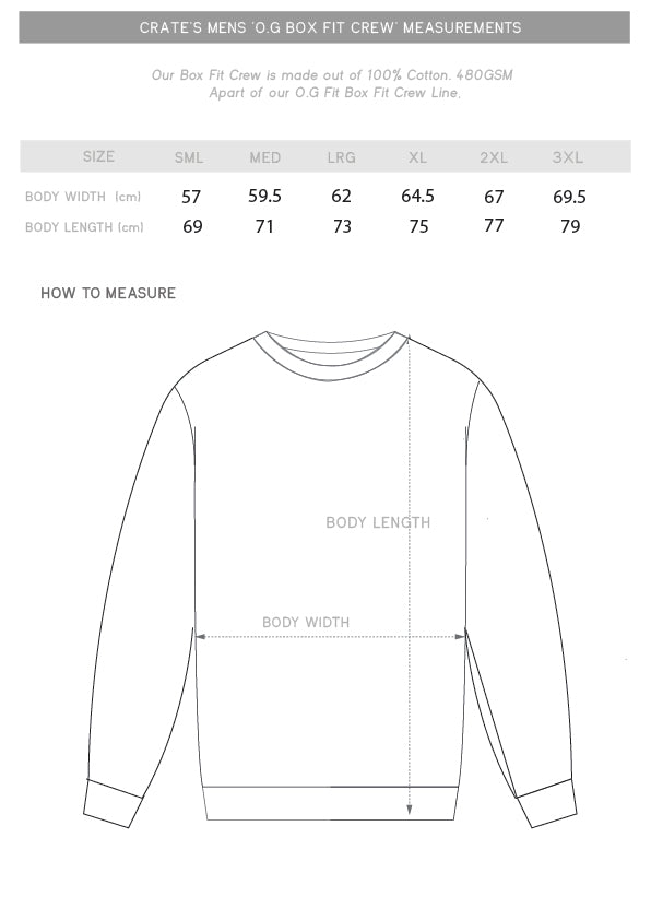 OG box fit crew